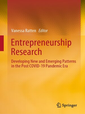 cover image of Entrepreneurship Research